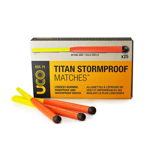 UCO - TITAN STORMPROOF MATCHES (BULK 25 MATCHES)